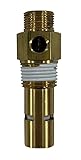 Conrader In Tank Check Valve for Air Compressors, USA Made All Brass Construction, 1/2