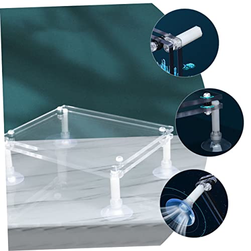 POPETPOP 2pcs Water Pump Stand Pond Pump Stand Heightening Water Pump Holder Pump Shockproof Pad Fish Tank Supplies Fish Tank Accessories Aquarium Accessories Double-layer Pump Holder Mute - Image 2