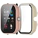 2-Packs Screen Protector Compatible with Amazfit GTS 4 Mini Watch,Hard PC Anti-Scratch Shock-Proof Bumper Full Coverage Resistant Protector Case Shell for Amazfit GTS 4 Mini Case Cover