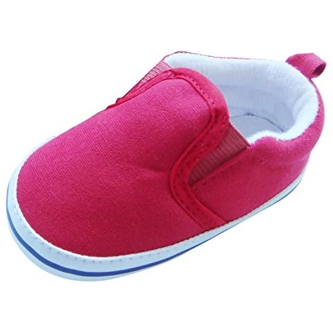 MABINI Baby Boys Red Slip-On Booties Cover