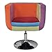 Festnight Sedia Cubo Sgabelli da Bar e Pranzo, Patchwork Altezza Regolabile