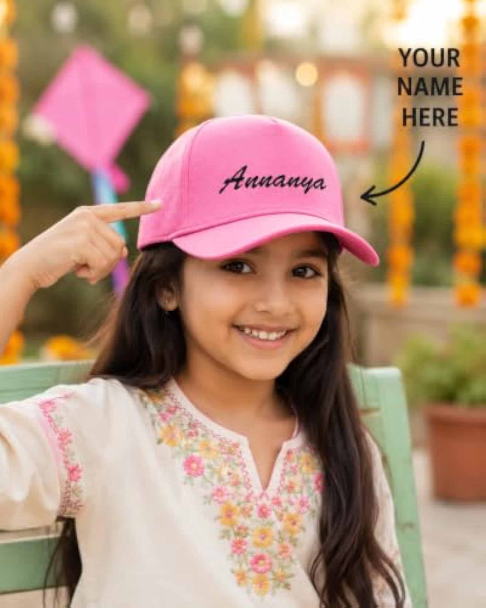 Personalized Cap with Printed Cotton Baseball