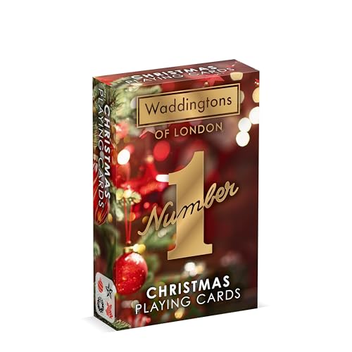 Waddingtons Number 1 Playing Card Game, Christmas Waddingtons Number One, Great Travel Companion, Gifts and Toys for Boys, Girls and Adults