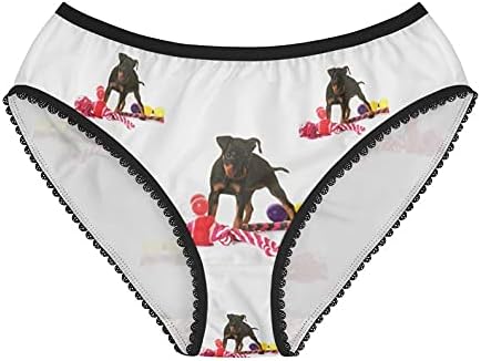 DogsMakeMeHappy Puppy Manchester Terrier Panties, Puppy Manchester Terrier Underwear, Briefs, Cotton Briefs