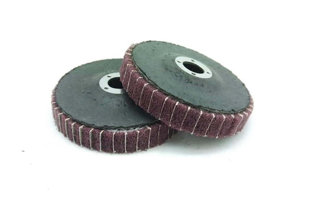 10 Dischi Abrasivi In Fibra 100 Mm - Per Smerigliatrici Angolari, Lucidatura E Rimozione Ruggine - Foto 3