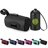 Gobeigo 2-in-1 Dog Poop Bag Holder【Easy Pull-Out Version】(Black)