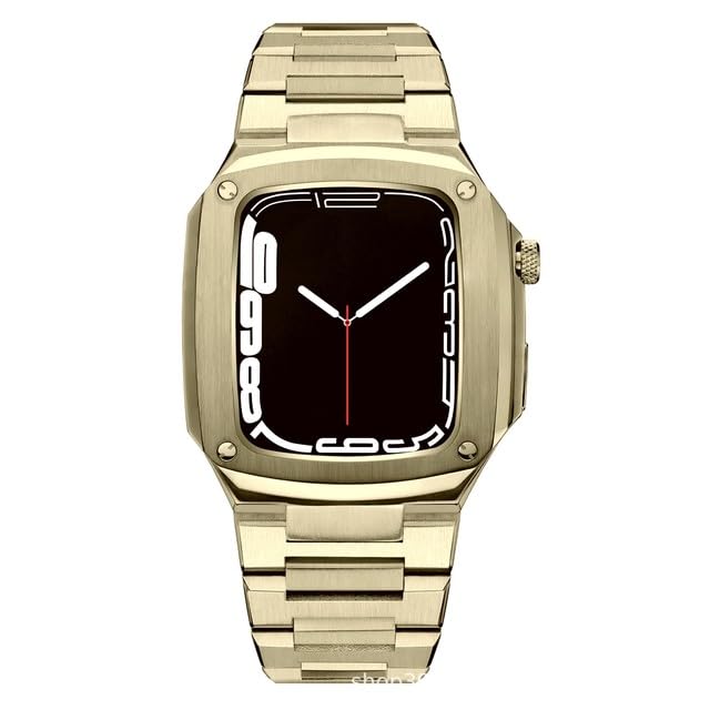 Bracelet Apple Watch acier inoxydable JDIME pour un style parfait du bureau au dîner