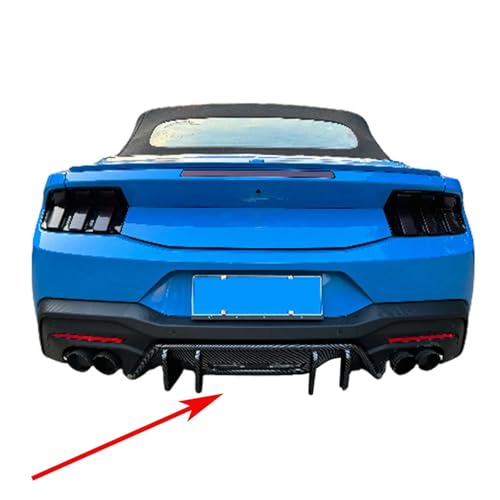 Difusor parachoques Mustang GT 2025 con acabado premium de spoiler labio 6