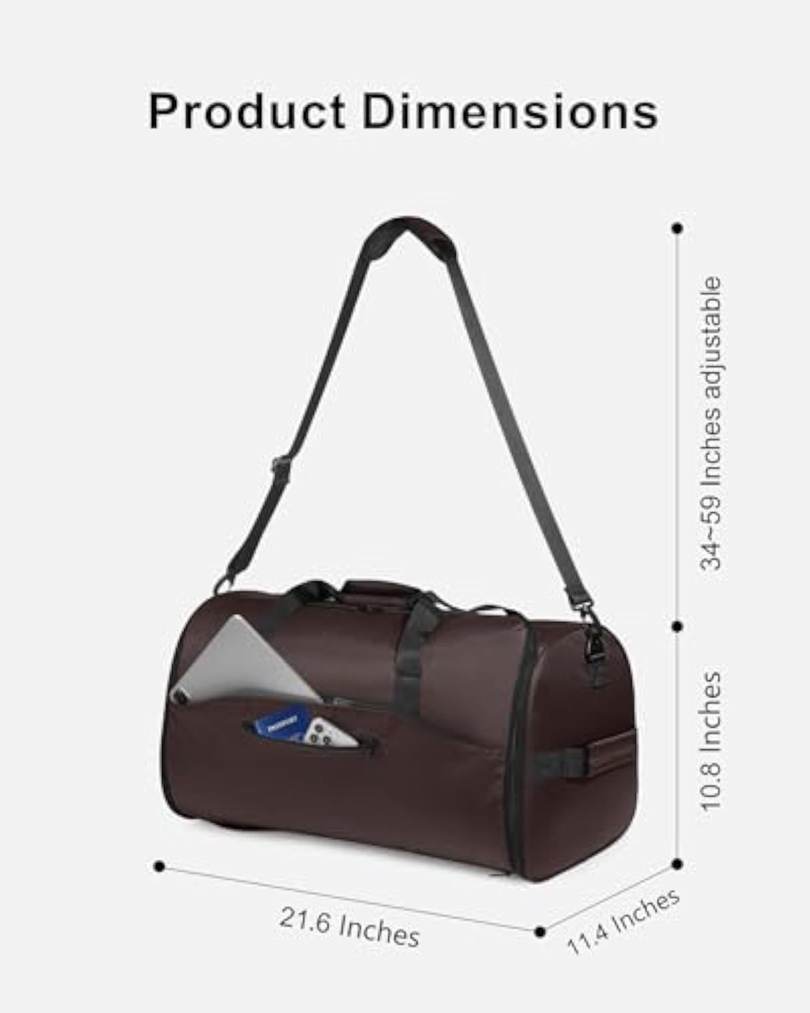 Convertible Garment Duffle Bags for Travel