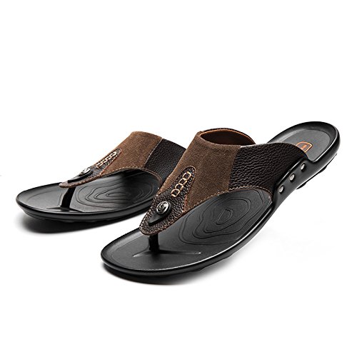 Pingenaneer Classiques Hommes Sandales Beach Chaussures Antidérapant Flip Flops Tongs