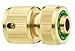 Produktbild MEISTER Schlauchverbinder mit Steckkupplung 1/2 Zoll - Messing - Robust, langlebig und korrosionsbeständig - Ideal für Gartenschläuche und Bewässerung - Schlauchanschluss/Kupplung / 308112