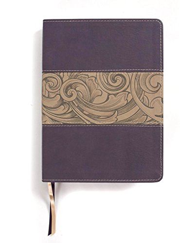 Holman Study Bible: NKJV Edition, Eggplant/Tan LeatherTouch Indexed - Thumbnail 4