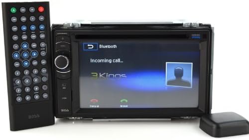 BOSS Audio Systems BV9386NV Car GPS Navigation - Double Din, Bluetooth Audio and Hands-Free Calling, 6.2 Inch Touchscreen LCD, MP3, CD, DVD Player, USB, SD, AUX-A/V Inputs, AM/FM Radio Receiver