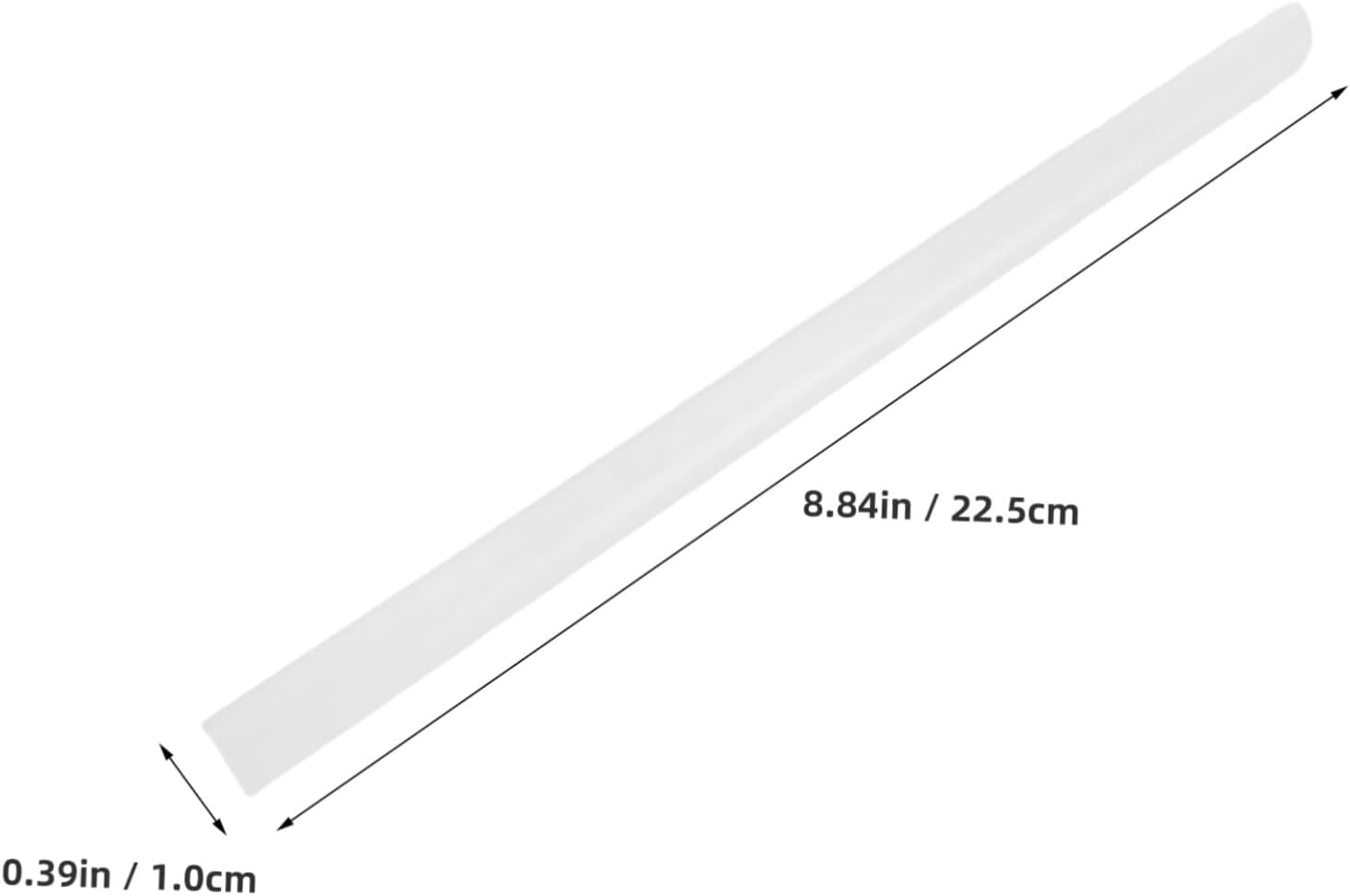 1 Set Smoothie Straws: Plastic Milkshake Straws Jumbo Clear Wide Mouthed Large Individually Wrapped For Milk Coffee Beverages