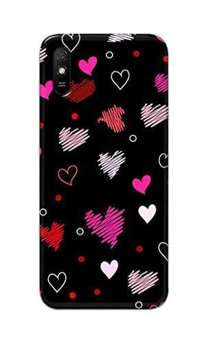 Image of PRINTFIDAA Vibrations of Love Hard Back Cover for Redmi 9A / Redmi 9i Back Cover -(P6) KAT1009