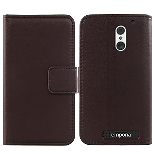 Dingshengk Marrone Vera Real Pelle Case per