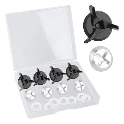 8PCS Motorcycle Helmet Visor Screws with Rubber Washers,Helmet Screws for Securing The Motorcycle Visor onto Motorcycle Helmets,Universal Motorcycle Helmet Accessories