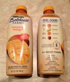 Amazon.com : Bolthouse Farms Amazing Mango 100% Fruit Smoothie + Boosts ...