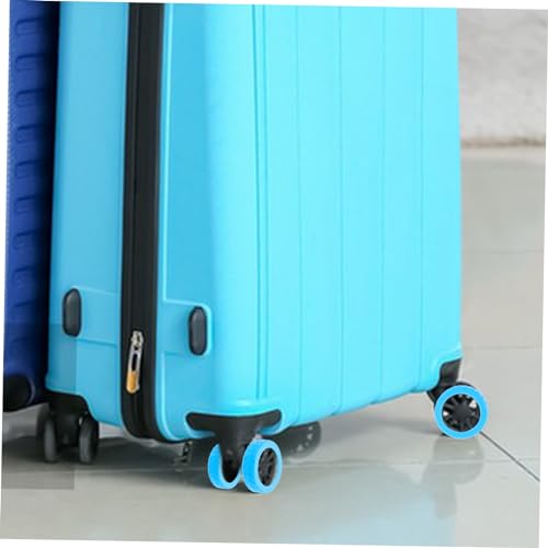 8pcs Silicone Luggage Wheel Protectors for Suitcase Noise-reducing Wheel Covers Travel Accessories Easy Installation Fits Wide4
