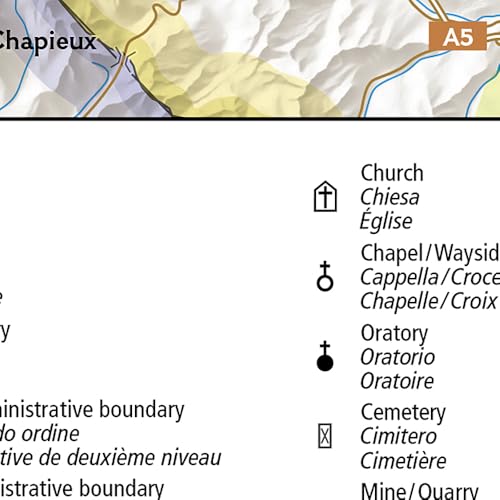 Tour du Mont Blanc Map (National Geographic Trails Illustrated Map, 4010) - Image 3