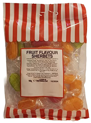 British Candy World Sweets A Very True British Classic Sweets Candy Fruit Sherbets British Fruity Sherbets Imported From The United Kingdom Uk England Wrapped Fruit Flavored Hard Boiled Sweets With A Tangy Sherbet Centre Old Fashioned & Quality Retro Candies Wrapped Boiled Candy British Sweets The Very Best Handmade British Sweets A True British Classic Fruit Flavored Sherbet Sweet Candy #TOP11