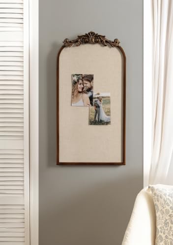 Image of Kate and Laurel Arendahl Framed Ornate Vintage Arch Pinboard for Wall