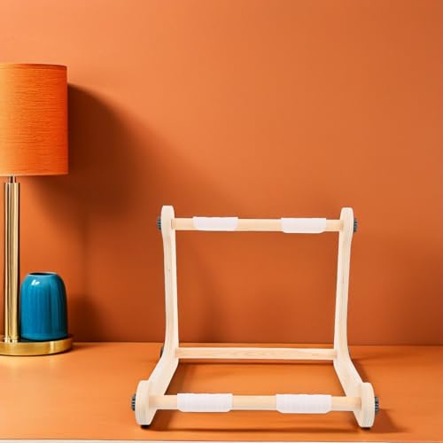 Support à broder GARVALON en bois pour point de croix sur table