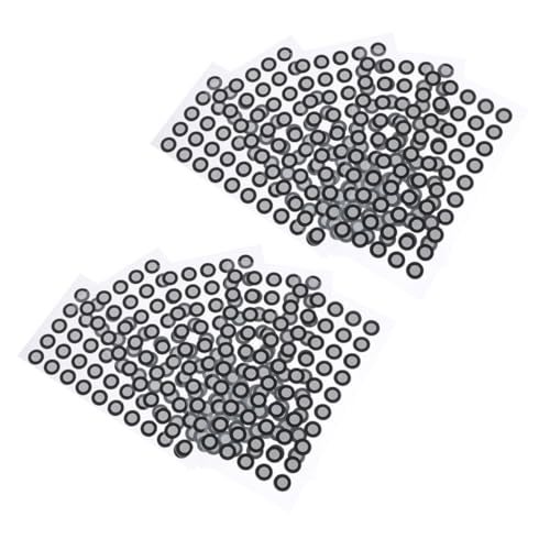 NAMOARLY 10 Blatt Reflektierende Markierungspunkte Pet Scanner Zubehör Hochreflektierende Marker mit Innendurchmesser Außendurchmesser pro Langlebig Präzise Scanhilfe