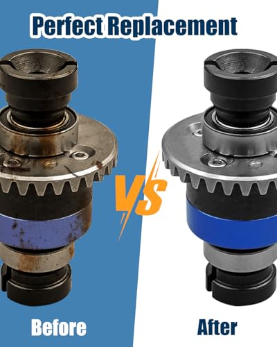 Image of Assembled Differential 30T 0.8Mod V2 Fit for 1 /18 ARRMA GROM Typhon Granite GROM Mini Mojave GROM 2S, 2PACK Blue