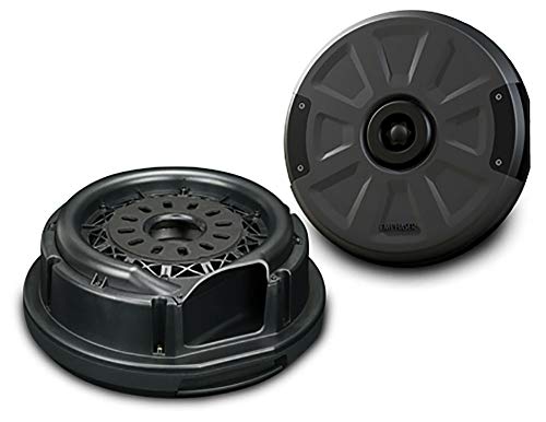 EMPHASER EBS108A – kraftvoller 20 cm Aktivsubwoofer zum Einbau in Reserverad Mulde/Felge, Auto Bassbox mit 200 Watt Verstärker, Bassreflexprinzip, Best Product Award