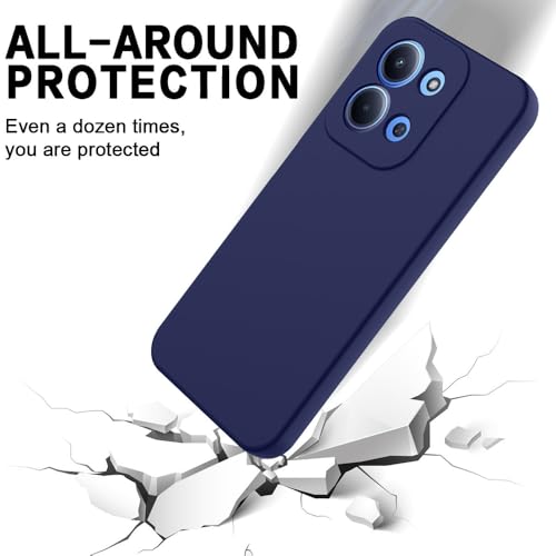 Image of Back Cover Compatible with Mi Redmi 15C 5G / Poco C85 5G | Full Camera Protection | Premium Liquid Silicon Case | Flexible Bumper Case for Mi Redmi 15C 5G / Poco C85 5G (Dark Blue)