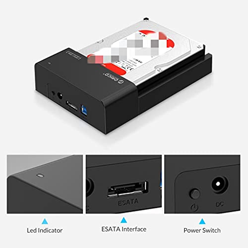 Caja externa SATA a USB para discos HDD y SSD 2.5 y 3.5 pulgadas miniatura 3