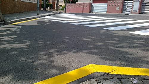 Tecno Prodist TECPINT STRASSE (3 Kg) GELB Farbe auf Wasserbasis für Straßenmarkierungen, speziell für Furten, schnell trocknend, ungiftig