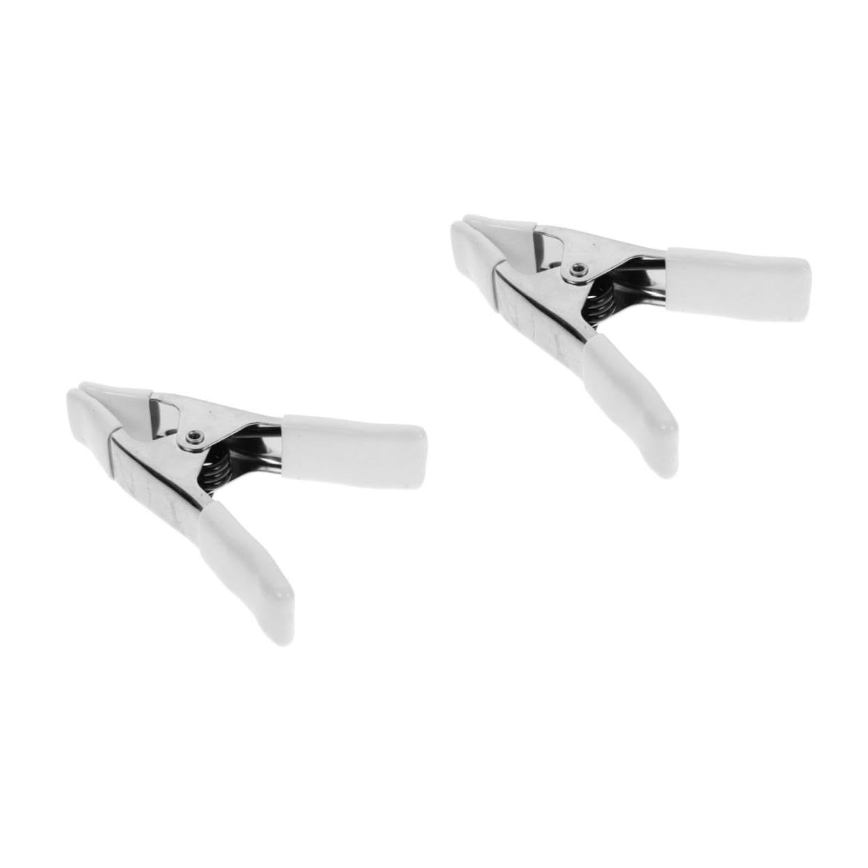 VILLCASE 2sets 4pcs Heavy Duty Spring Clamps Plastic Backdrop Clips for Photography Ergonomic Grip for Woodworking Background Support Versatile Clamps for Light Stands Tripods 4pcs*2