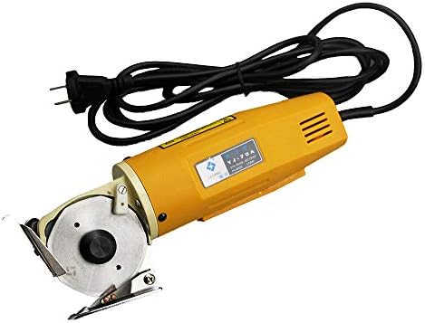 MTPLUM Electric Cloth Cutter Machine, Rotary Fabric Mini Shears Cloth Scissors Cutting Machine for Clothing, Leather Products, Textiles, Paper,Light Industry,Factory 2400RPM 110V