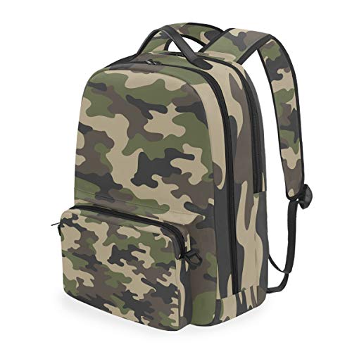 CPYang Mochila Escolar Militar con Estampado de Camuflaje para Llevar al Hombro  Bolsa