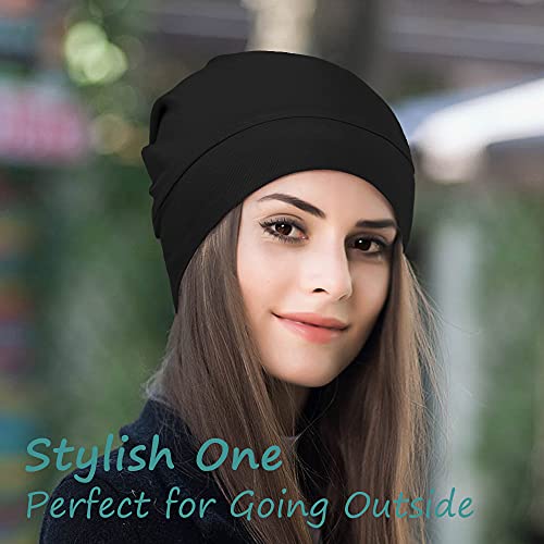 Parisbella Satin Lined Sleep Cap Bonnet For Curly Hair And Braids, Stay On All Night Hair Wrap With Adjustable Strap For Women And Men, Black, Pack Of 1 #TOP4