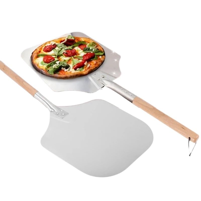 Pala Per Pizza Pala for pizza quadrata, pala for in alluminio con manico in legno, for pane, base for - for e for