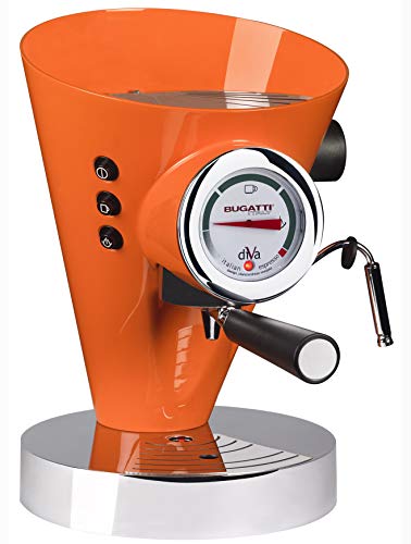 BUGATTI Diva, machine à espresso, café moulu et dosettes