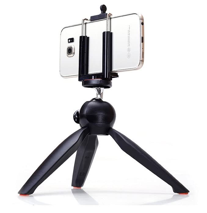 YT-228 Mini Tripod Stand Holder for Mobile Phone and TIK tok Stand for Phone DSLR & Action Cameras and YouTube& vedios