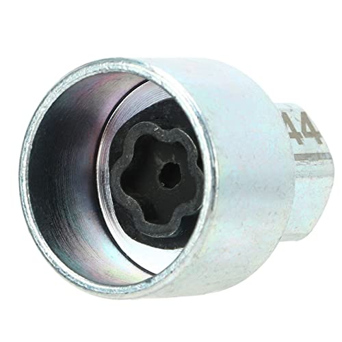 Raguso Presa a Dado antifurto, Chiave di bloccaggio Ruota Robusta in Metallo ad Alta Resistenza per Auto(044)