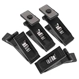 Gatuida 4 clips autoadhesivos para tarjetas de crédito y billetes de coche, para clasificar documentos de coche y de aparcamiento, organizador de papel para billetes de salpicadero y toallas de papel