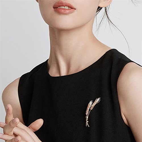 Collier décorations bijoux broche pour femme spike pin or - 7