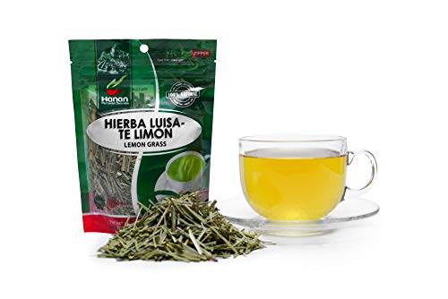 Hanan Peruvian Secrets Hierba Luisa Te Limon | 100% Natural Lemon Grass | 1.41oz / 40g | Naturally Aids in Relieving Occasional Stress, Tension | Promotes Healthy Sleep and Digestion - 1 Pack