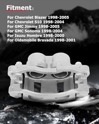 Image of cciyu 18B4695 18B4694 Front Left & Right Brake Calipers With Bracket For Chevy For Blazer /For S10,For GMC For Jimmy /For Sonoma,For Isuzu For Hombre,For Oldsmobile For Bravada