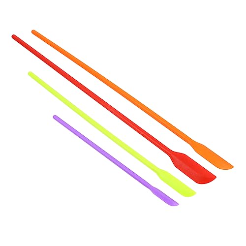 4-Piece Silicone Baking Spatula Set with Long Handles