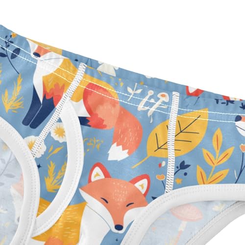 KLL Safari Animals Fox Little Boys Soft Underwear Cute Children Undies4