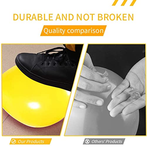 Image of Party Propz Yellow Balloons for Decoration - Pack of 50 Pcs Yellow Metallic Balloons For Decorations | yellow Birthday Decorations Items | Balloon Decoration Kit (Latex)