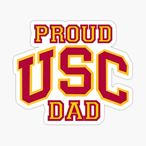 USC Dad Sticker - Sticker Graphic - Auto, Wall, Laptop, Cell, Truck Sticker for Windows, Cars, Trucks