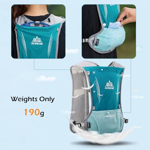 Image of TRIWONDER Hydration Running Vest Backpack, Lightweight Water Pack for Men Women Hydration Backpack for Trail Race, Hiking, Cycling, Climbing, Camping, Jogging, Marathon
